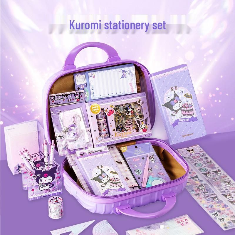Подарочный набор канцелярских принадлежностей Sanrio Kuromi для девочек младшего школьного возраста – Идеальный подарок на день рождения или к началу учебного года