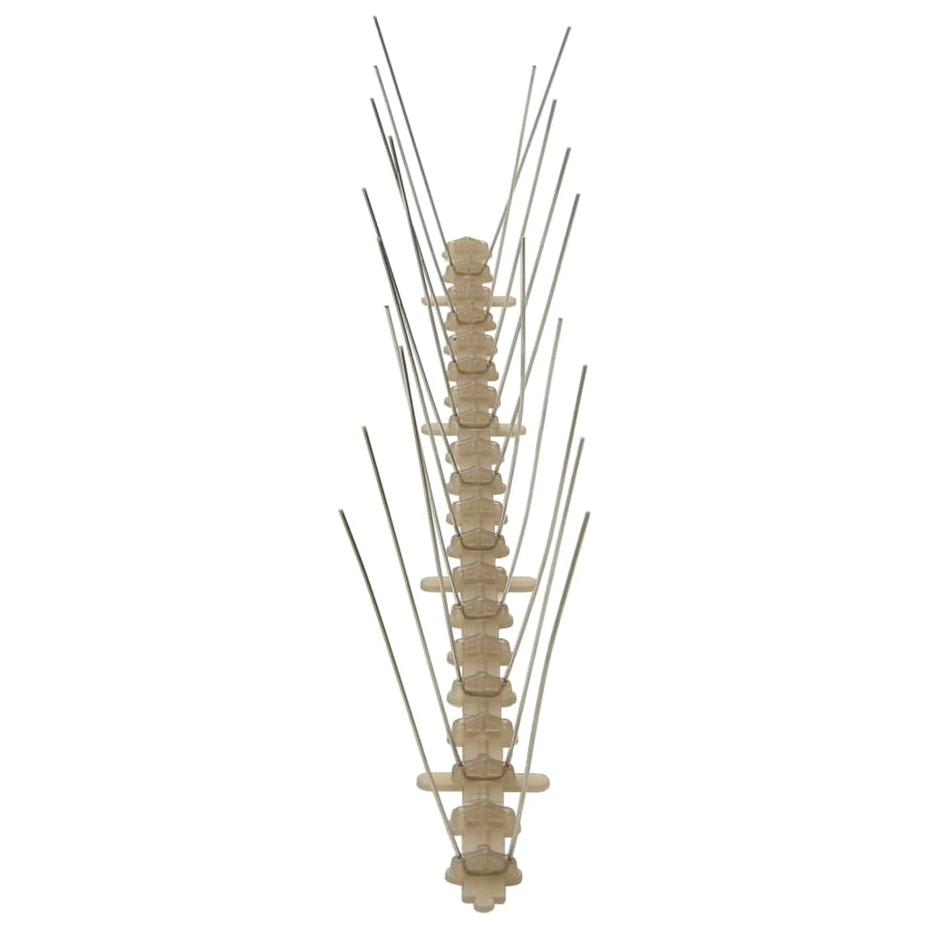 20 Piece Bird Deterrent Spikes Set 10 m Plastic Double Row