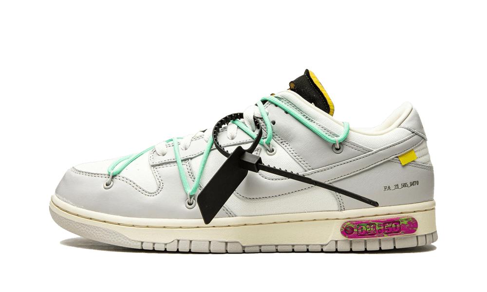DM1602-114 OFF-WHITE NIKE DUNK LOW 1 ИЗ 50 4 (Мужской)