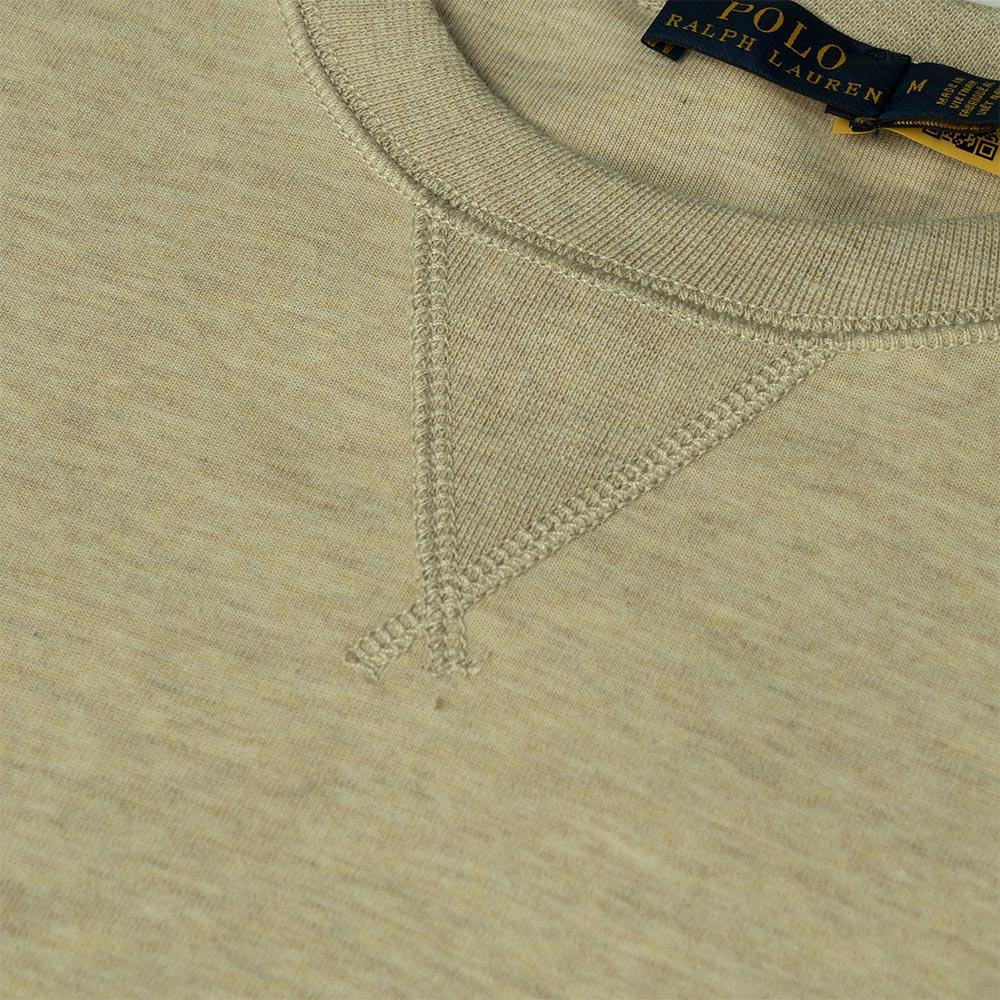 Polo Ralph Lauren FW23 однотонный круглый вырез длинный рукав пуловер толстовка женская толстовка хаки 211782357-015