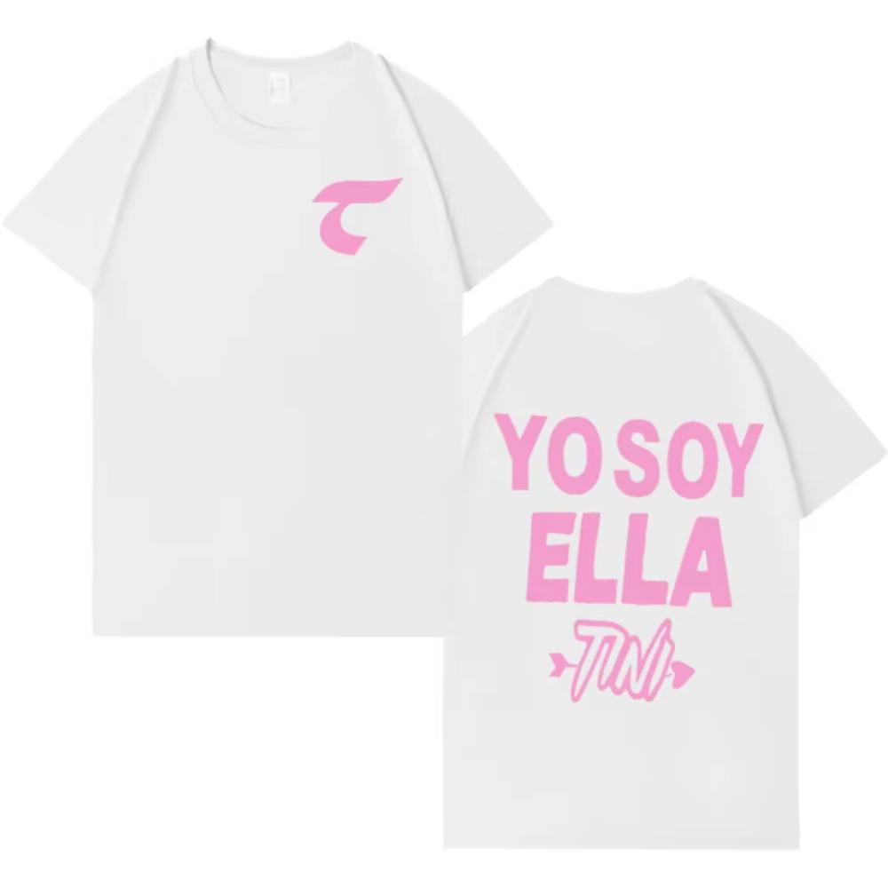 Tini Stoessel Pop Music Tshirt Unisex Women Fashion High Quality Loose Tops Cotton Print Y2K Short Sleeve Tshirts Streetwear