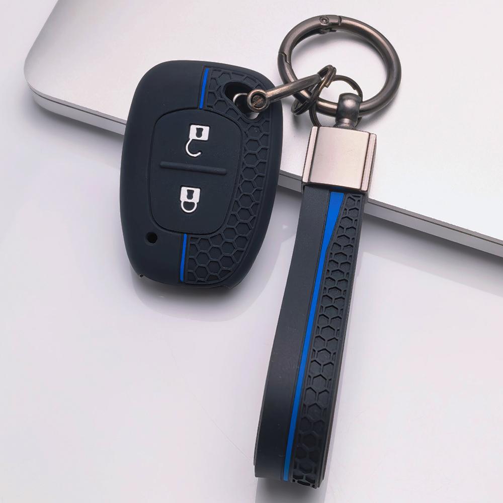Чехол для брелока для Renault Kadjar Captur Megane Sandero Stepway Duster Logan Dokker с брелоком Поверхность, устойчивая к царапинам, Ударопрочная конструкция