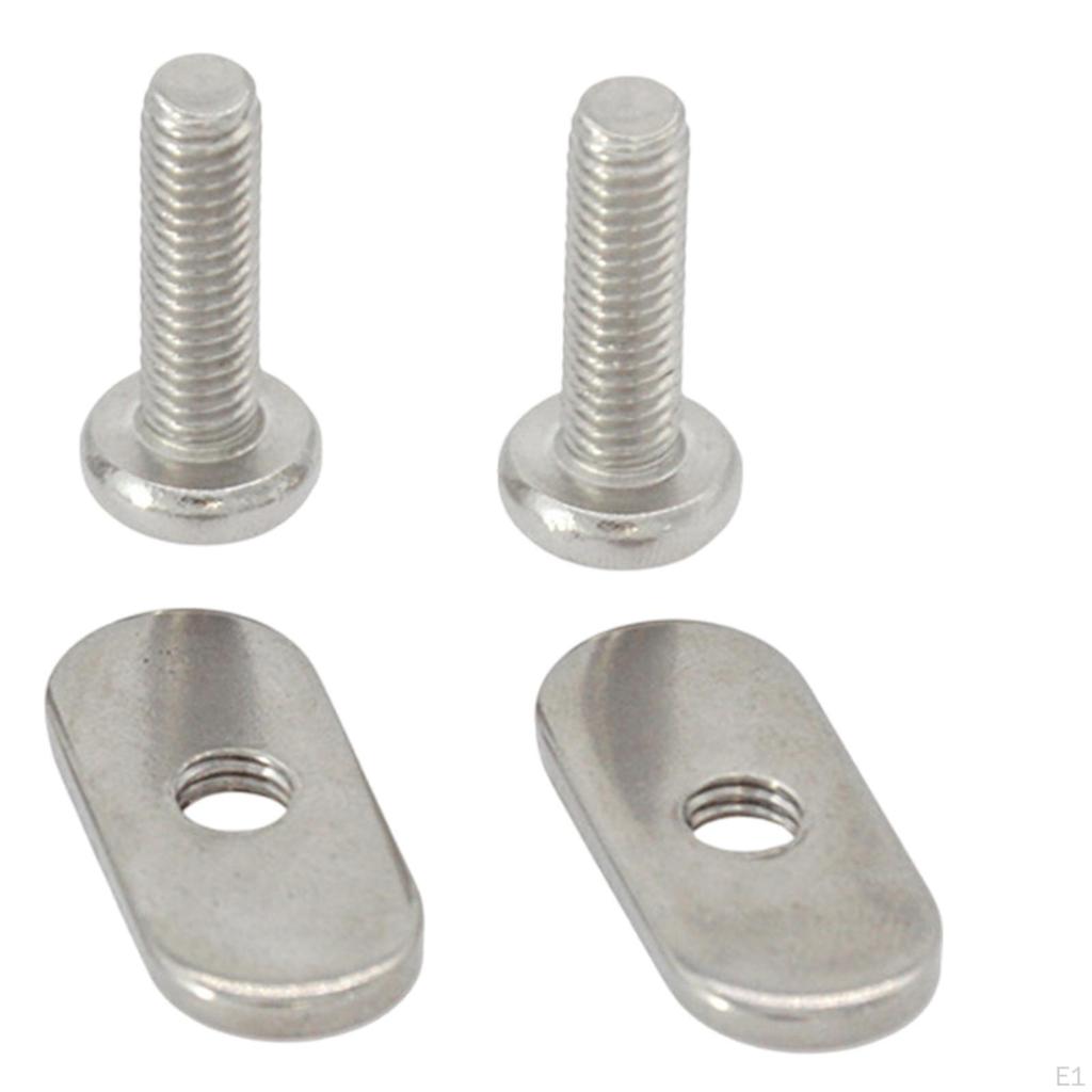 6x комплект винтов и гаек из нержавеющей стали для каноэ, аксессуары для каяков, прошивка для сборки