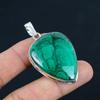 Natural Malachite Gemstone Pendant, 925 Sterling Silver, Pendant Jewelry, Handmade Silver Pendant Jewelry for Gift, Easter Gift