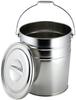 Shimomura Planning Bucket with Lid 18L Stainless Steel Made In Japan 39888