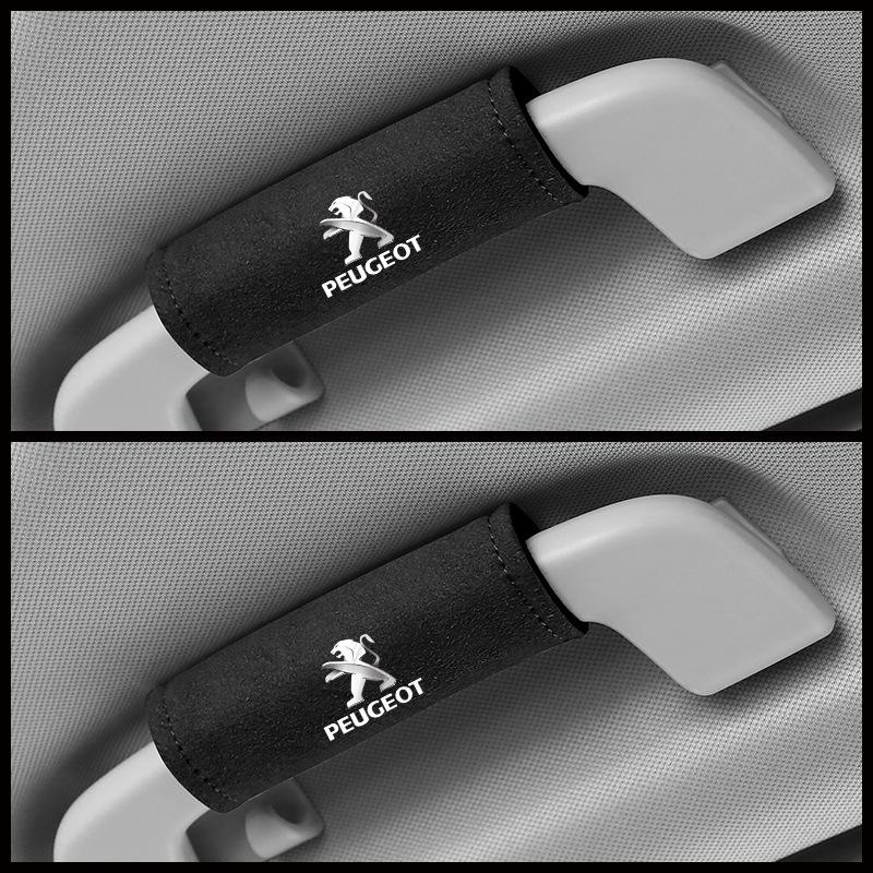 2pcs Car Interior Roof Handle Cover Comfort Protector for Peugeot 206 307 308 3008 207 208 407 508 5008 107 2008 car Accessories