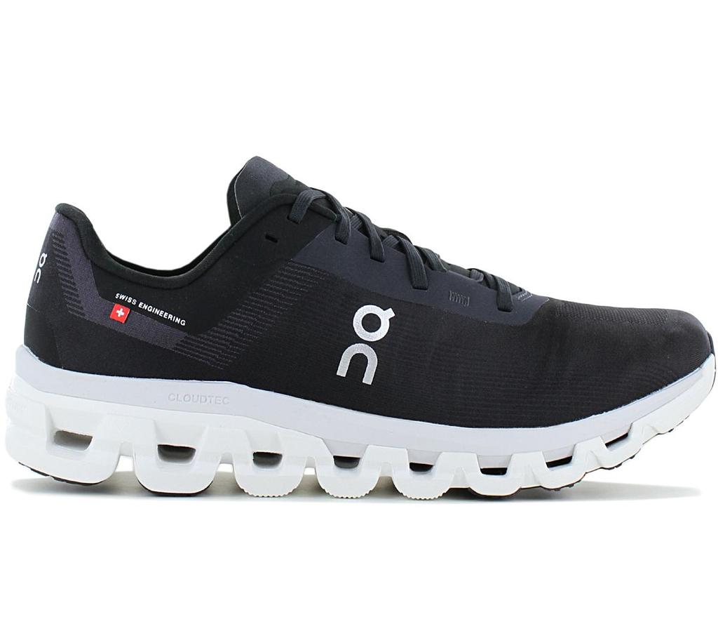 On Running Cloudflow 4 - Men's Sneakers Cloud Running Shoes Black-White 3MD30100299 ORIGINAL
