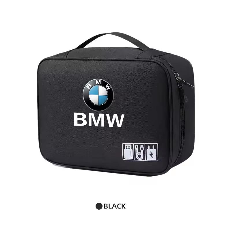 For BMW 1 Se E88 For BMW M Performance E46 E90 E60 F20 X1 F10 F30 X3 E70 pendant Car Accessories Digital Storage Bag Data Cable EVA Tools Case