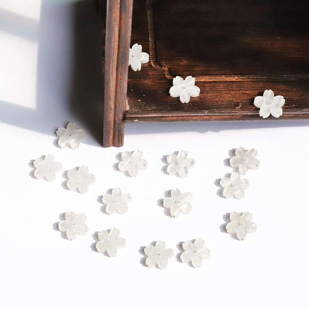 20 шт. акриловые ацетатные бусины с цветком вишни бегония пять лепестков цветочные бусины для DIY ожерелье браслет серьги изготовление ювелирных изделий аксессуары для рукоделия