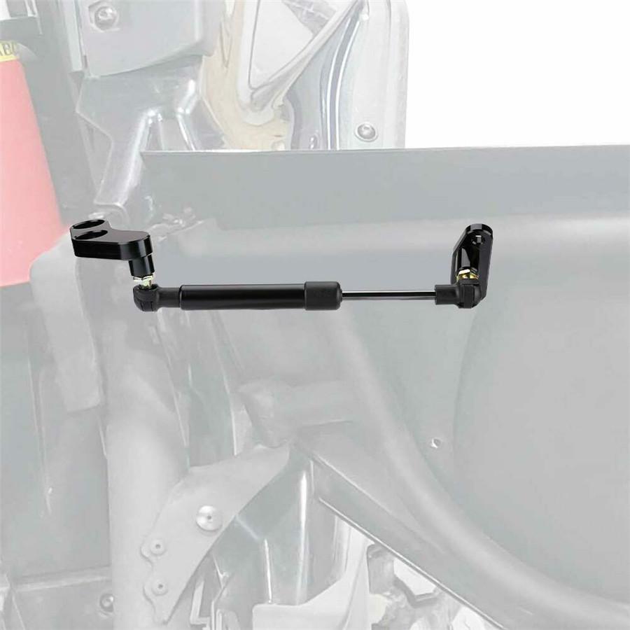 ATV Black+Red Billet Aluminum Anodized Door Opener Kit For 17-20 Can-Am Maverick