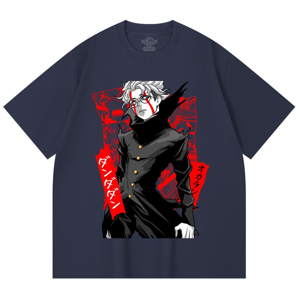 230 Gsm 100% Cotton Dandadan V35 Okarun Print Unisex Heavy Cotton T Shirt