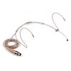 Lightweight Headworn Headset Microphone Condenser Mic 4-pin Mini XLR Plug for Wireless Bodypack