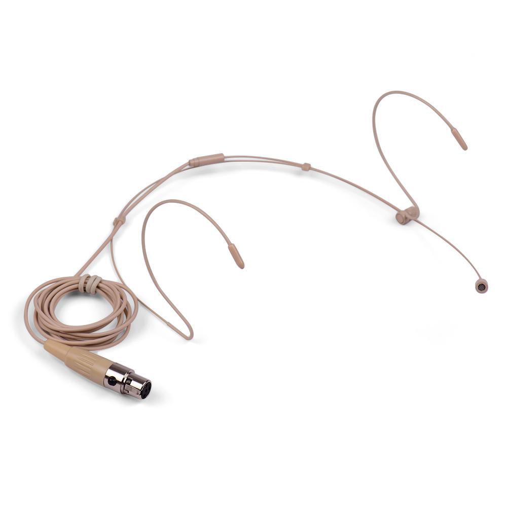 Lightweight Headworn Headset Microphone Condenser Mic 4-pin Mini XLR Plug for Wireless Bodypack