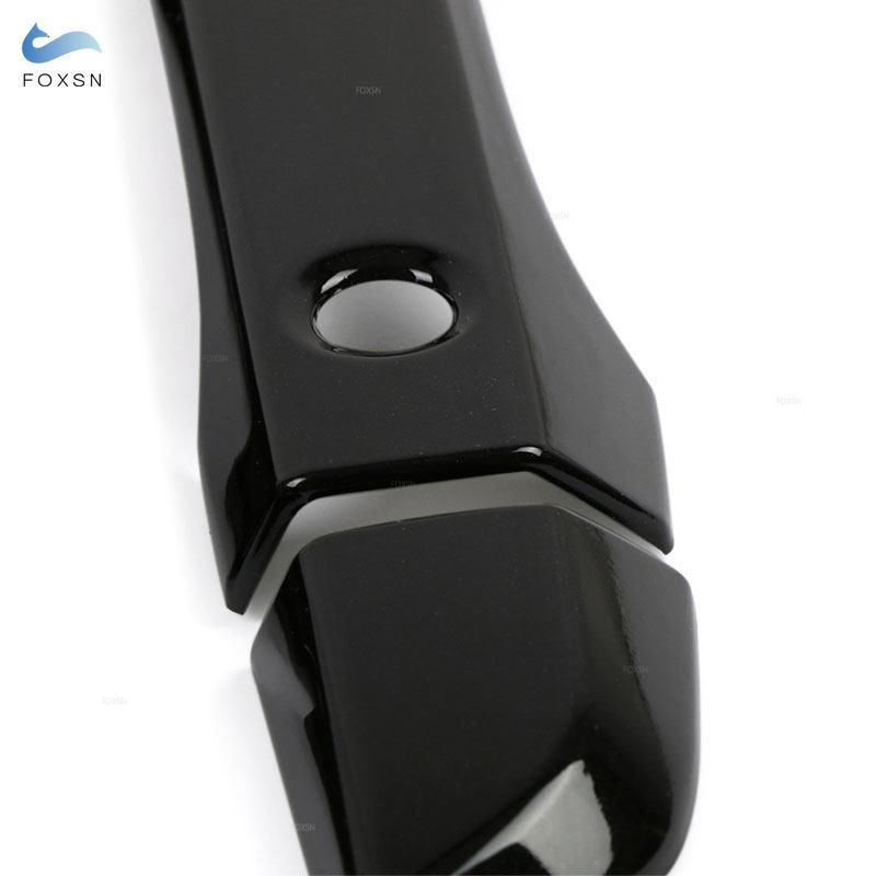 Carbon Fiber Texture / Glossy Black Car styling Exterior Door Handle Cover For Honda Civic 10th 2016 2017 2018 LHD