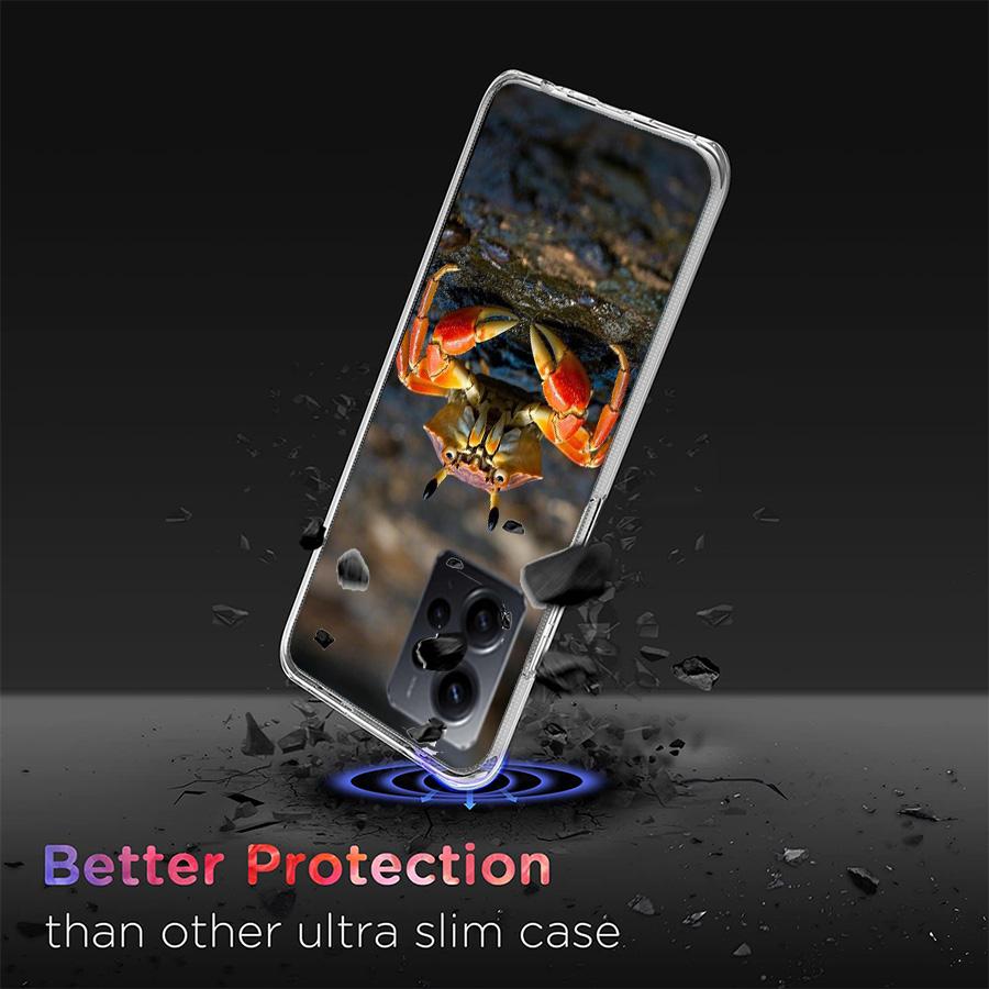 Unique Animal Crab Phone Case For Redmi 12 13C 12C 15C 9 10 10C Note 13 Pro Plus 14 15 Pro 9T 9C 9A TPU Soft Cover Clear Cell Ca