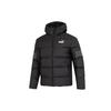 Power Hooded Down Puffer With Logo Print Men Outerwear Black 676032-01