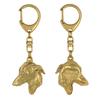Italian Greyhound, Italian Sighthound - Gilded Key Ring with Dog In Gift Box, Handbag Decoration, Luxury Accessory by Brand