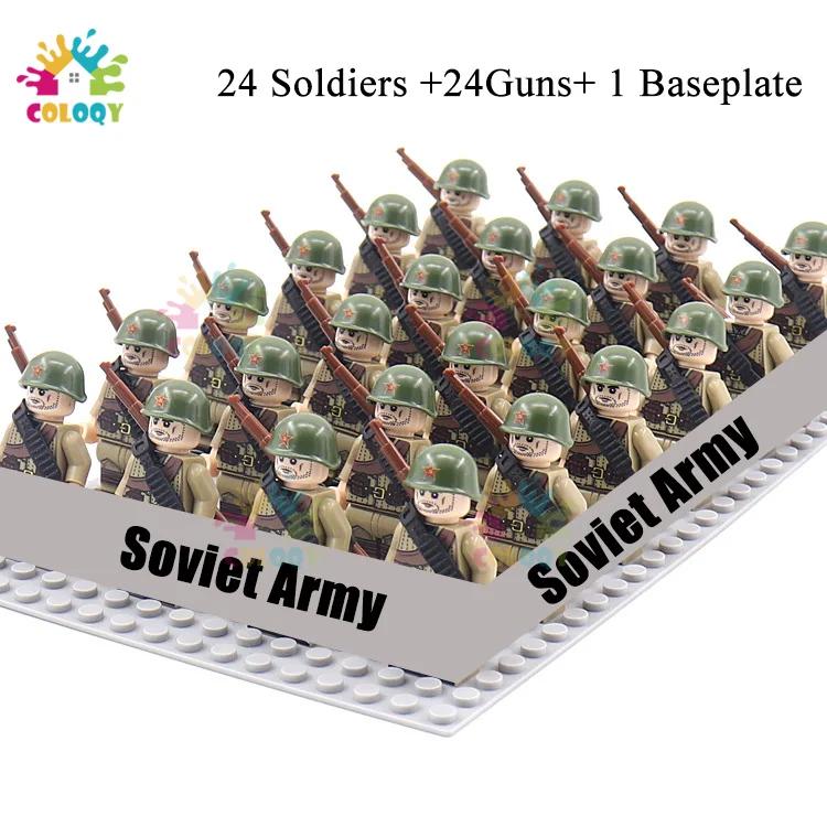 Конструкторы Военные силы Второй мировой войны солдаты гуманоидные куклы немецкий мини-персонаж игрушки, рождественские подарки подарки на день рождения,