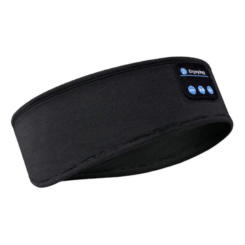 Спортивная повязка на голову Bluetooth: Впитывающая пот, дышащая, быстросохнущая музыкальная повязка на голову для йоги, фитнеса, бега и звонков.