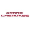 3D ABS Хром Черный Логотип Grand Cherokee Буквы Шильдик Значок на Дверь Автомобиля Наклейка Для Jeep Grand Cherokee Наклейка Аксессуары