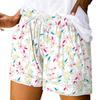 Women's Casual Summer Elastic Beach Shorts Print Casual Shorts