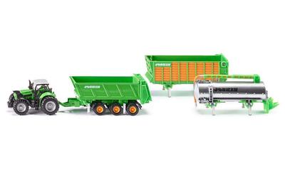 BorneLund SIKU Deuts Tractor JOSKIN Trailer Set SK1848 и 1/87