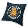 I Choose Violence Funny Duck Square Pillowcase Polyester Linen Velvet Pattern Zip Decorative Car Cushion Case