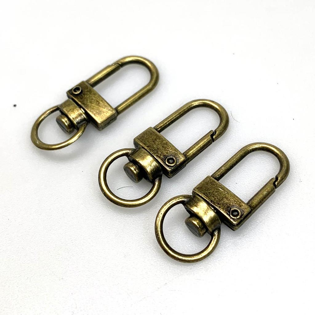 Античная бронзовая поворотная пряжка для ворот для изготовления ювелирных изделий и брелоков своими руками