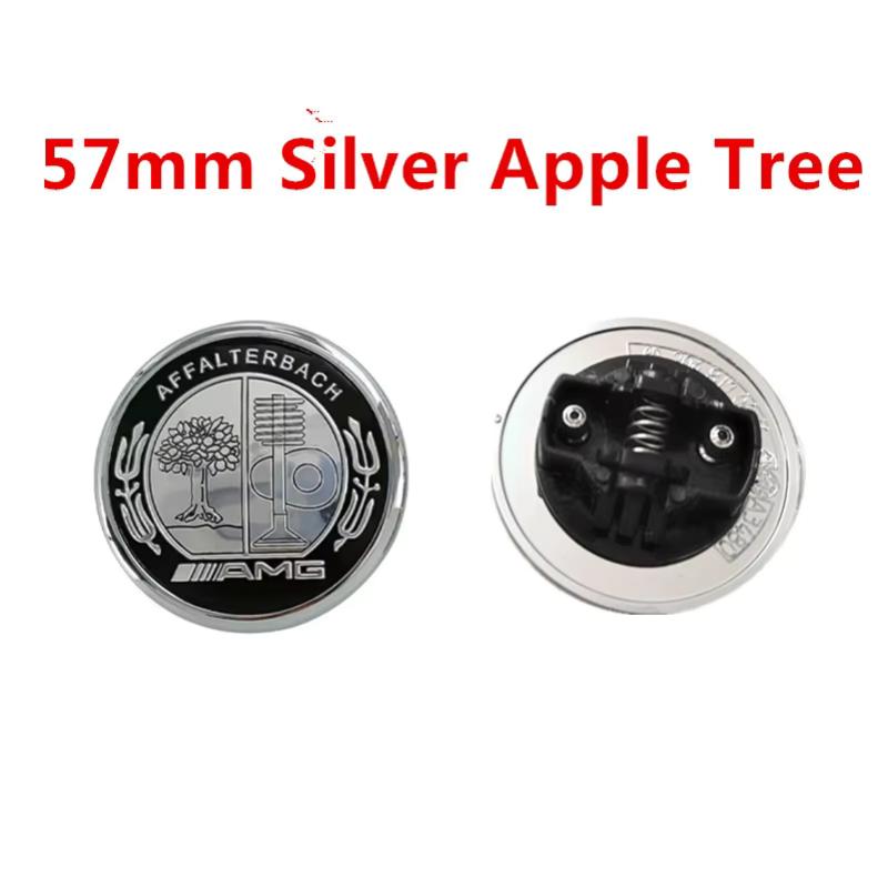 1 шт./Лот 57 мм АБС ПВХ Эмблема Значок Капот Автомобиля Аксессуары для Автомобиля Для Benz W204 W205 W212 W213 W221 W177 W246 GLA GLC CLA