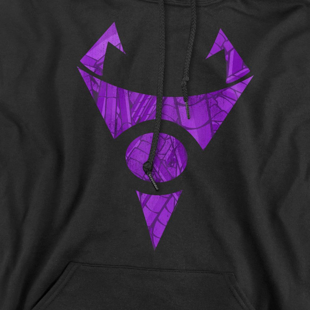 Invader Zim Mens Irken Tubed Logo Hoodie