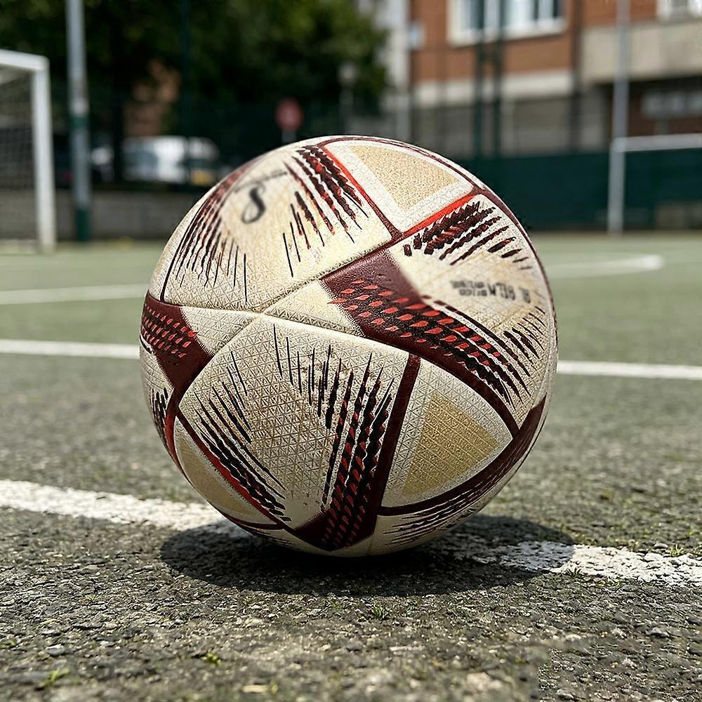 2022 Qatar Brown World Cup Soccer Ball for Training with Ball Bag, Keychain, Gift