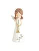 White Angel Resin Craft Bible Statue, Suitable for Home Desktop Decoration, Valentine's Day Gifts, Christmas Day Decorations