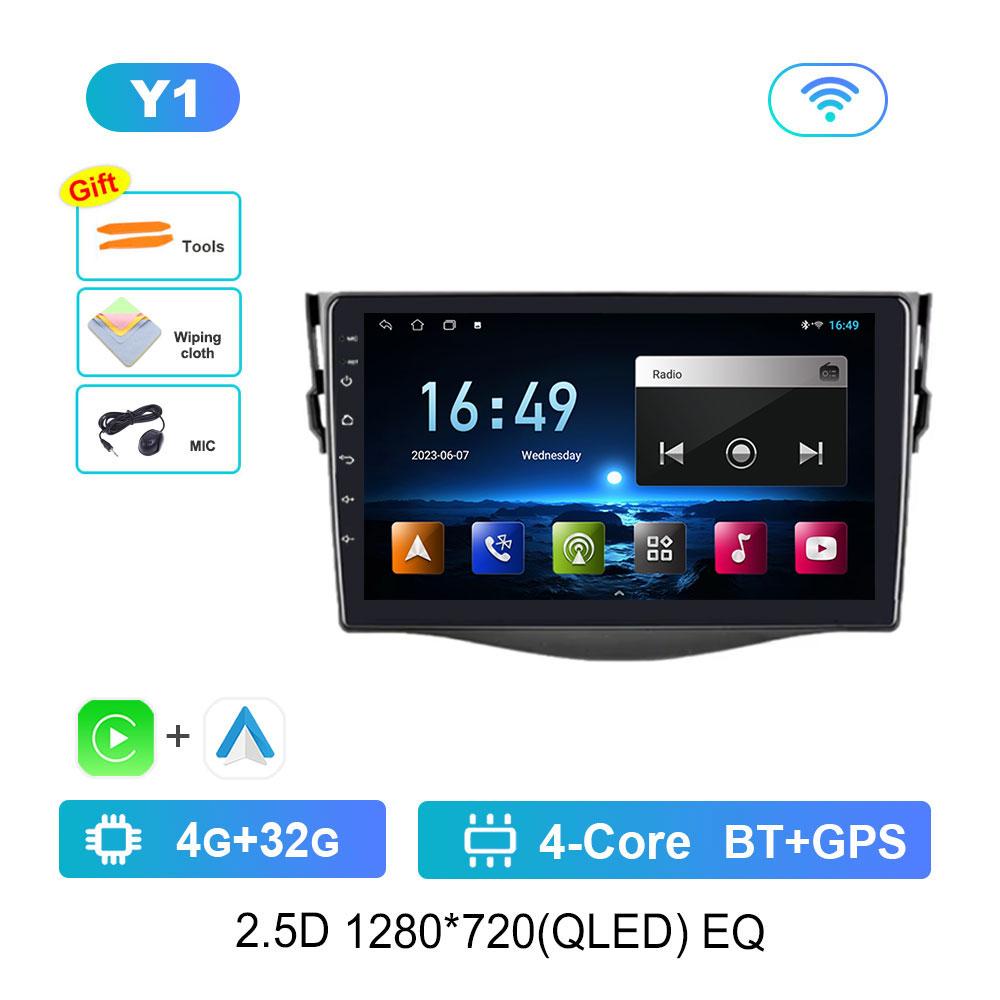 Автомобильный видео-мультимедийный проигрыватель DSP Stereo для Toyota RAV4 Rav 4 2005 - 2013 Android 14 GPS Navi WiFi IPS Экран 4G Bluetooth