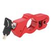 1 шт. сверхмощный регулируемый противоугонный замок на руль для мотоциклов, мопедов, спортивных велосипедов, скутеров и квадроциклов с 2 ключами