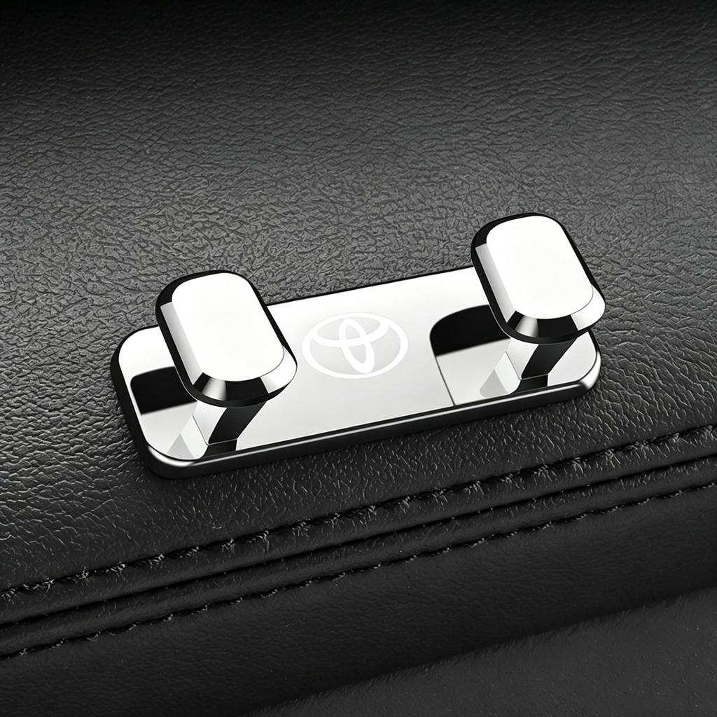 VKAE4 Storage Hooks For Toyota Camry Yaris RAV4 CHR Corolla Prado hulix prius verso Zinc Alloy Car Interior Organize Tool Accessories