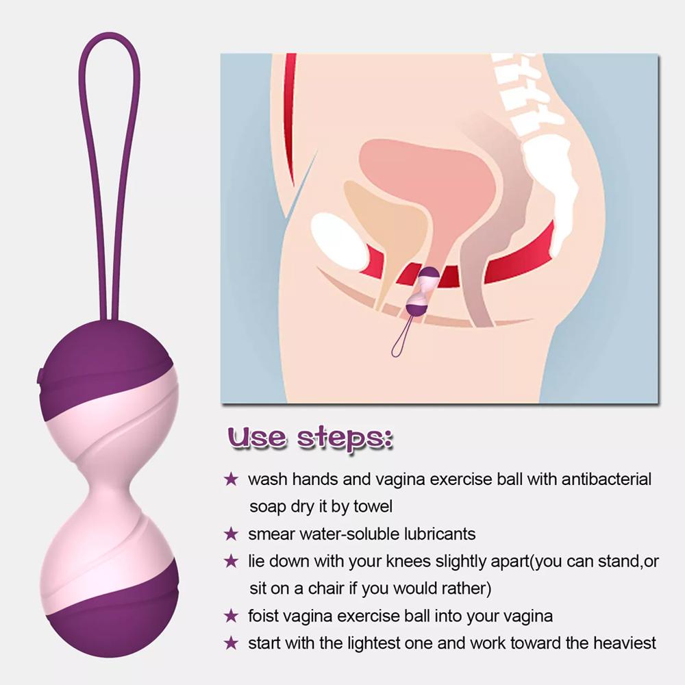 Упражнения Кегеля Веса Массажный мяч Рекомендовано врачом для контроля мочевого пузыря Восстановление тазового дна Тренировки для начинающих Подтягивание