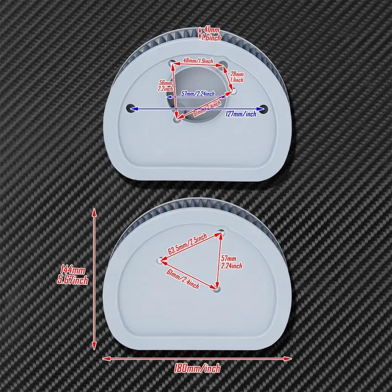 Motorcycle Air Filter Intake Blue Element Cleaner For Harley Touring Road Glide Softail Classic Breakout Fat Boy Dyna Low Rider