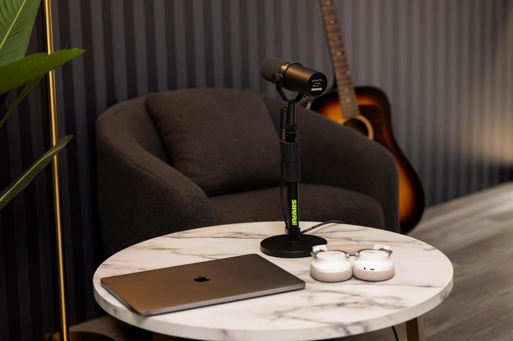 Shure by Gator Настольная микрофонная стойка Прямого типа Поглощающая Вибрации Круглая База 6" SH-DESKTOP1 []