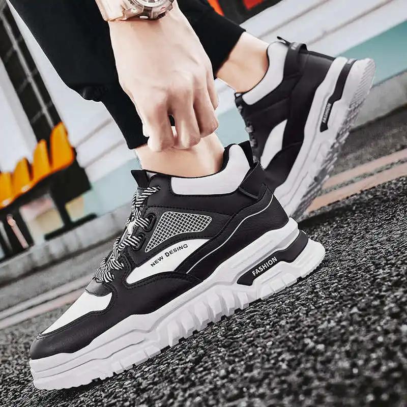 Массивные кроссовки на резиновой подошве Мужские Роскошные Дизайнерские Теннисные ботинки Мужские Красные Мужская обувь Спортивные Суперудобные Высокий бренд Топ роскоши