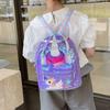 Colorful Unicorn Pattern With Sequins Children Backpack For Kindergarten