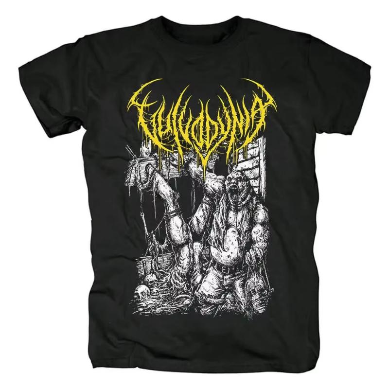 Mens and womens cotton hiphop Vulvodynia Tshirt South Africa brutal death metal band global tour Mercah short sleeved