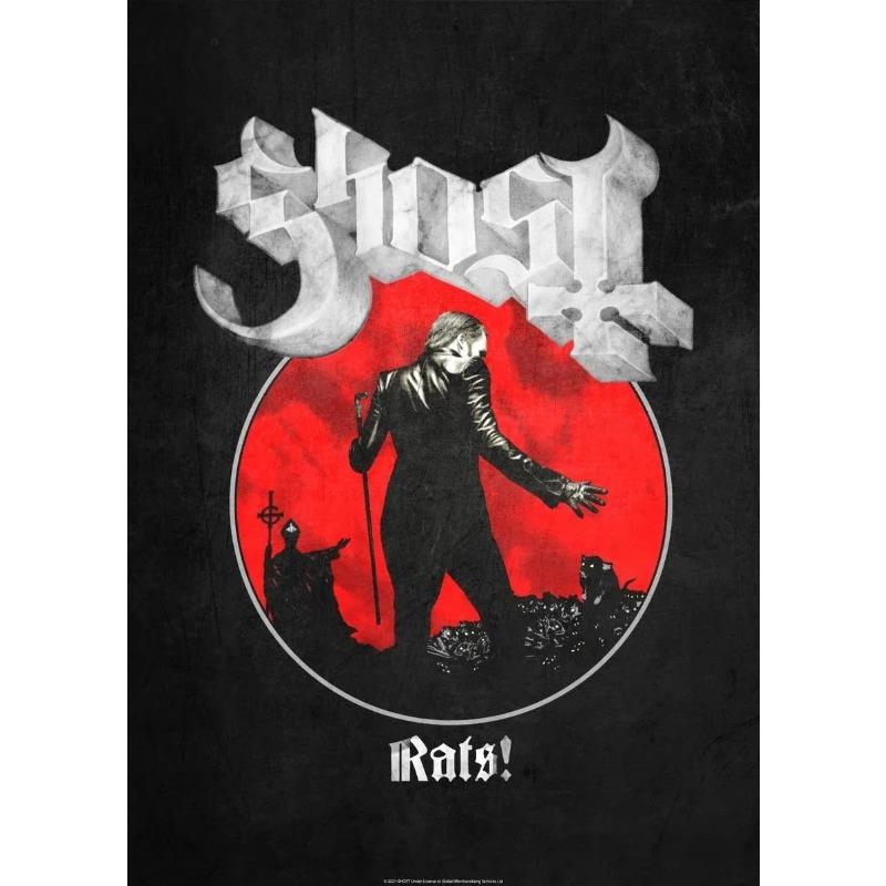 Абстрактные Ghost Band Poster Heavy Metal Band Wall Art Холст Картина Печать HD Картины для Гостиной Кофейня Бар Домашний Декор