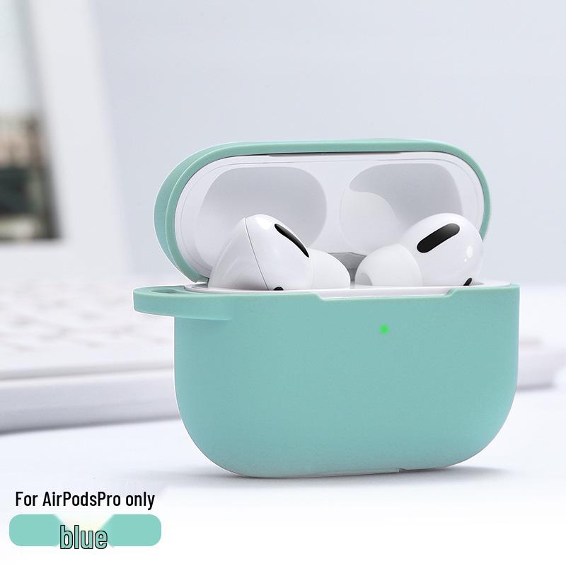 Толстый силиконовый чехол для AirPods Pro: Защита с эффектом жидкого покрытия для беспроводных наушников Apple