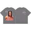 Винтажная стираная футболка с принтом Katy Perry Lifetimes Tour 2026 Американская поп-икона Танцевальный поп Концертный тур Мужская Женская Летняя Повседневная Мода