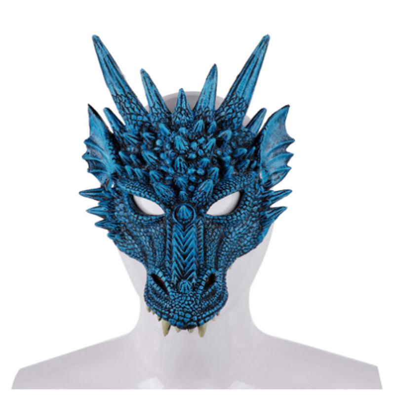 Готическая панк-маска дракона, костюм для косплея, маска для вечеринки на Хэллоуин, мужская и женская маска унисекс с животными