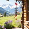 Уличные ручной работы ветряные колокольчики, ornaments и долговечность, алюминиевая конструкция, включает 6 птиц, улучшающих резонанс