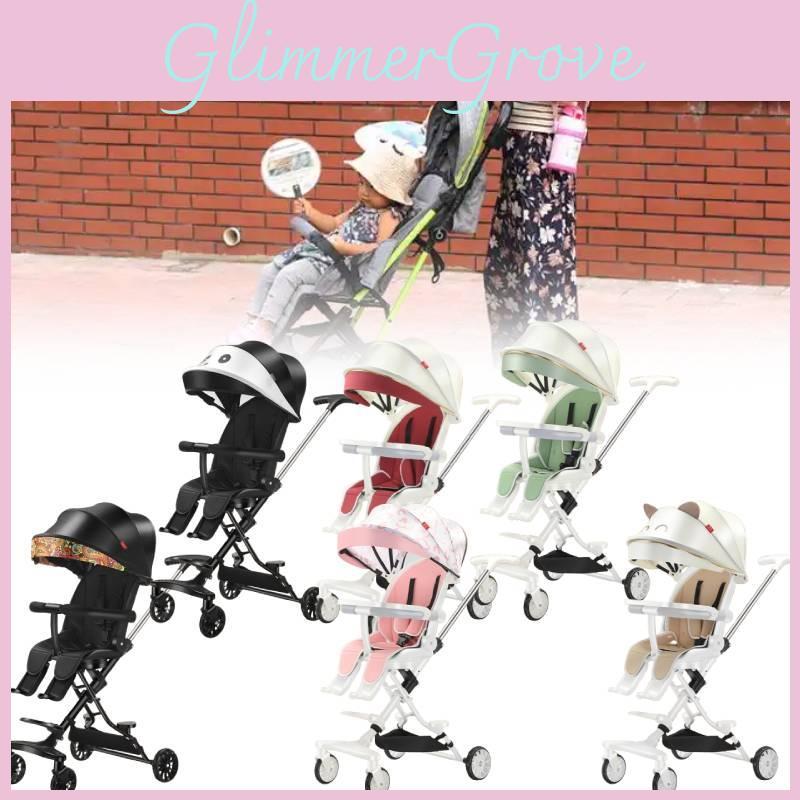Chic And Safe Baby Stroller With One Click Recline Feature Lightweight And Portable Design