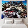 Assass Warrior Tapestry Hanging for Bedroom,Livingroom, Playroom,Decor Art Room Wall Tapestry Holiday and Birthday Gifts