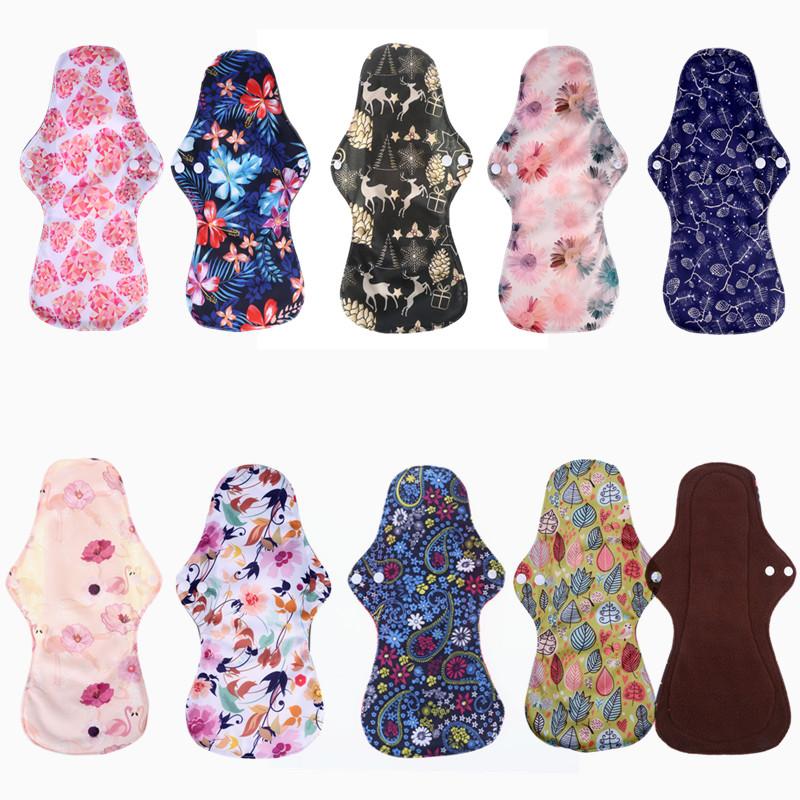 10Pcs Heavy Flow Mama Тканевые менструальные прокладки Многоразовые гигиенические прокладки