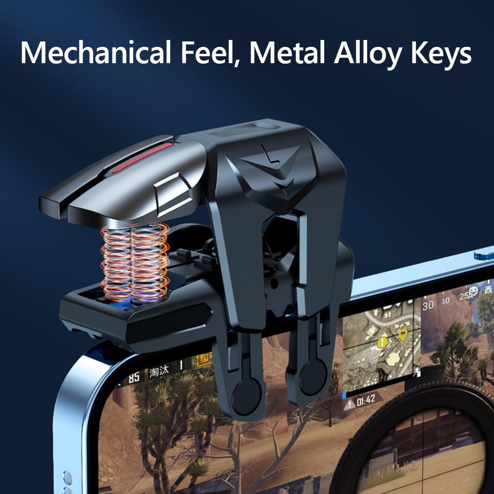 G21 Mobile Phone Game Trigger Gamepad Joystick 6-Finger Aim Shooting L1 R1 Key Button For Phone Android For PUBG Game Controller